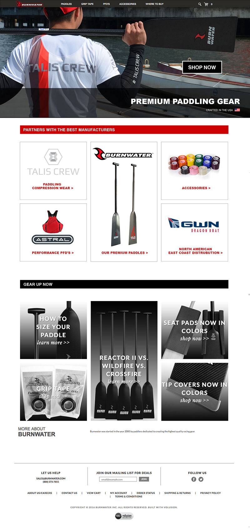 Burnwater Front Page